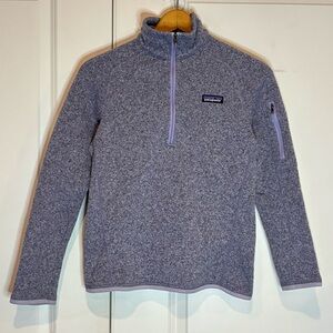 Patagonia Lavender Lupine Quarter Zip Better Sweater Fleece XS